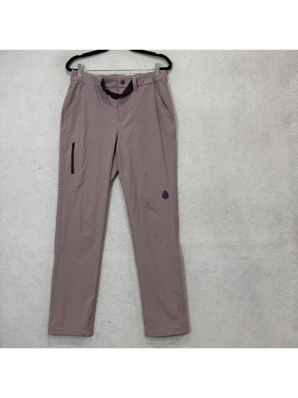 Stio Pants Womens 8R Pink Stretch Hiking Zip Pocket Travel Lightweight Khakis